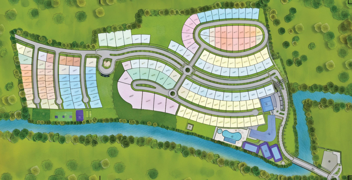 Master plan of Montecito, luxury apartments In South Bangalore with the highest per capita amenities